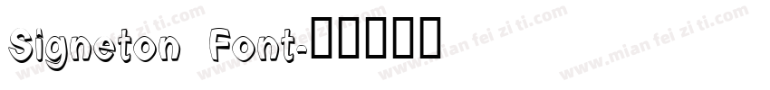 Signeton Font字体转换
